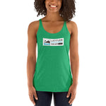 Women's Racerback Square Logo Tank Top