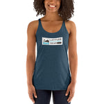 Women's Racerback Square Logo Tank Top