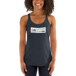 Women's Racerback Square Logo Tank Top